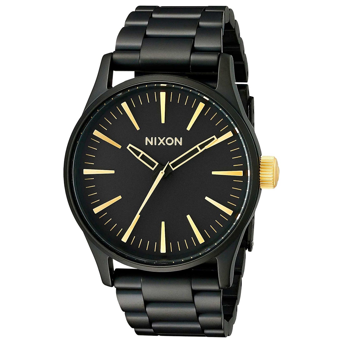 Front view of Nixon The Sentry Men's Japanese Quartz (Battery-Powered) Watch A4501041-00
