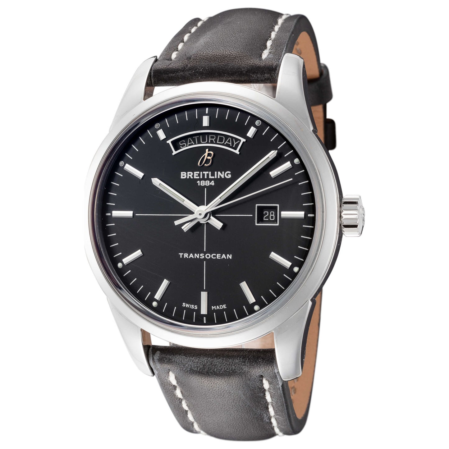 Front view of Breitling Transocean Men's Automatic Watch A4531012-BB69-435X