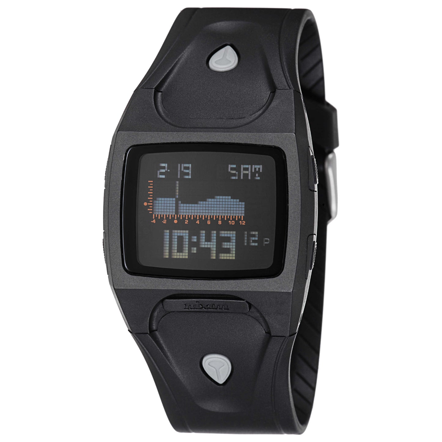 Front view of Nixon The Lodown Men's Quartz Watch A530000-00