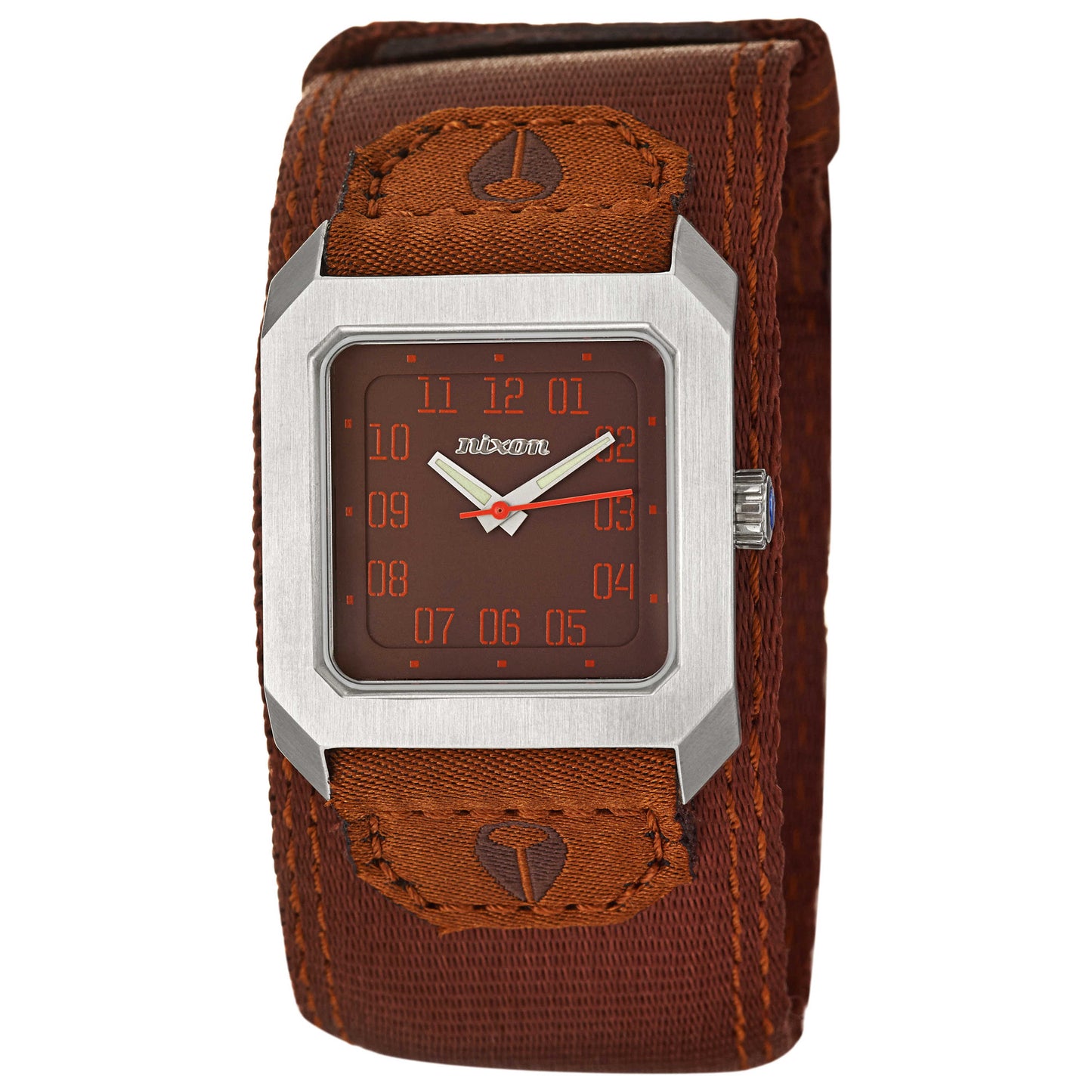 Front view of Nixon The Agent Men's Japanese Quartz (Battery-Powered) Watch A560201-00