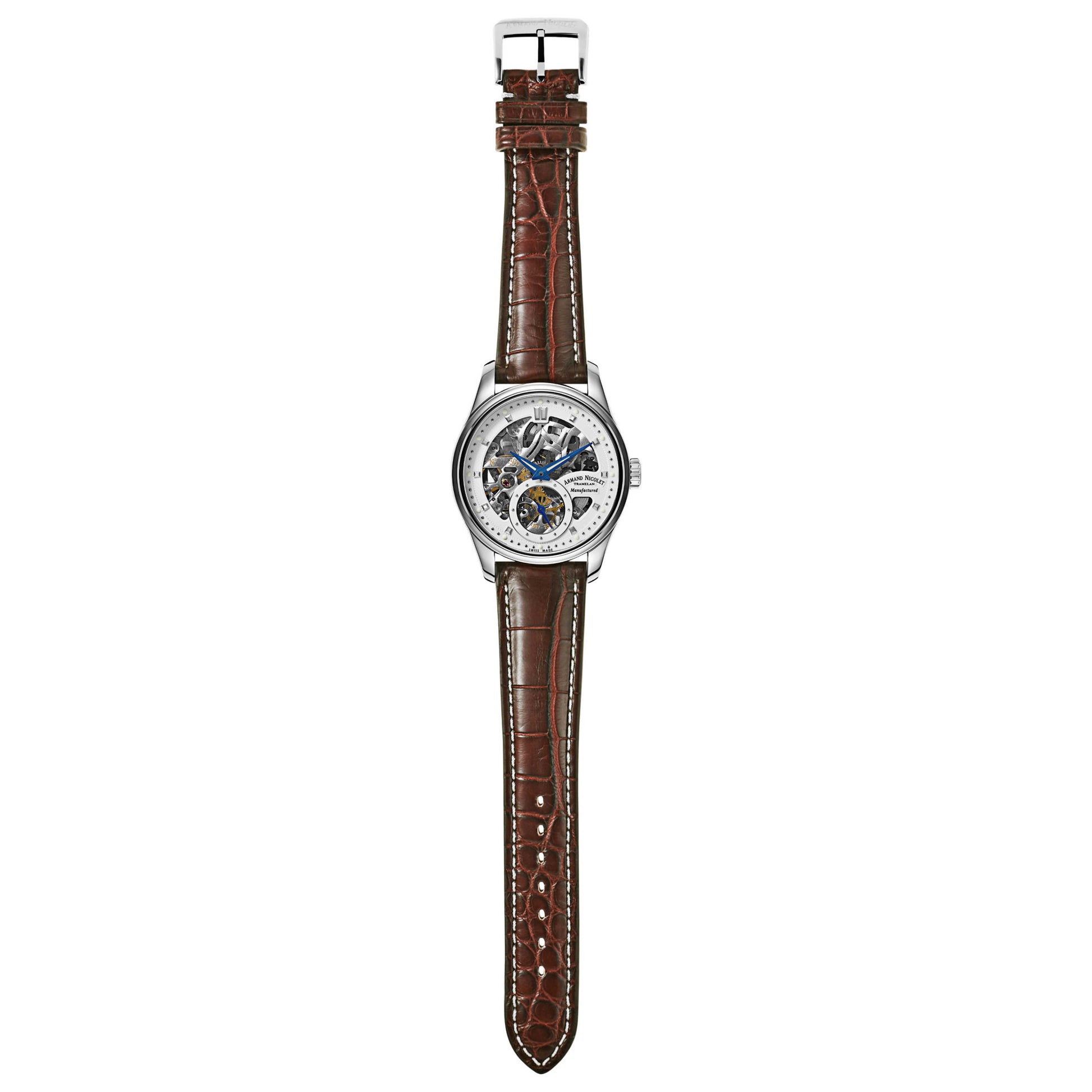 Armand Nicolet LR8 Men's Manual-Wind Watch A622AAA-AG-P713MR2 - Image #8