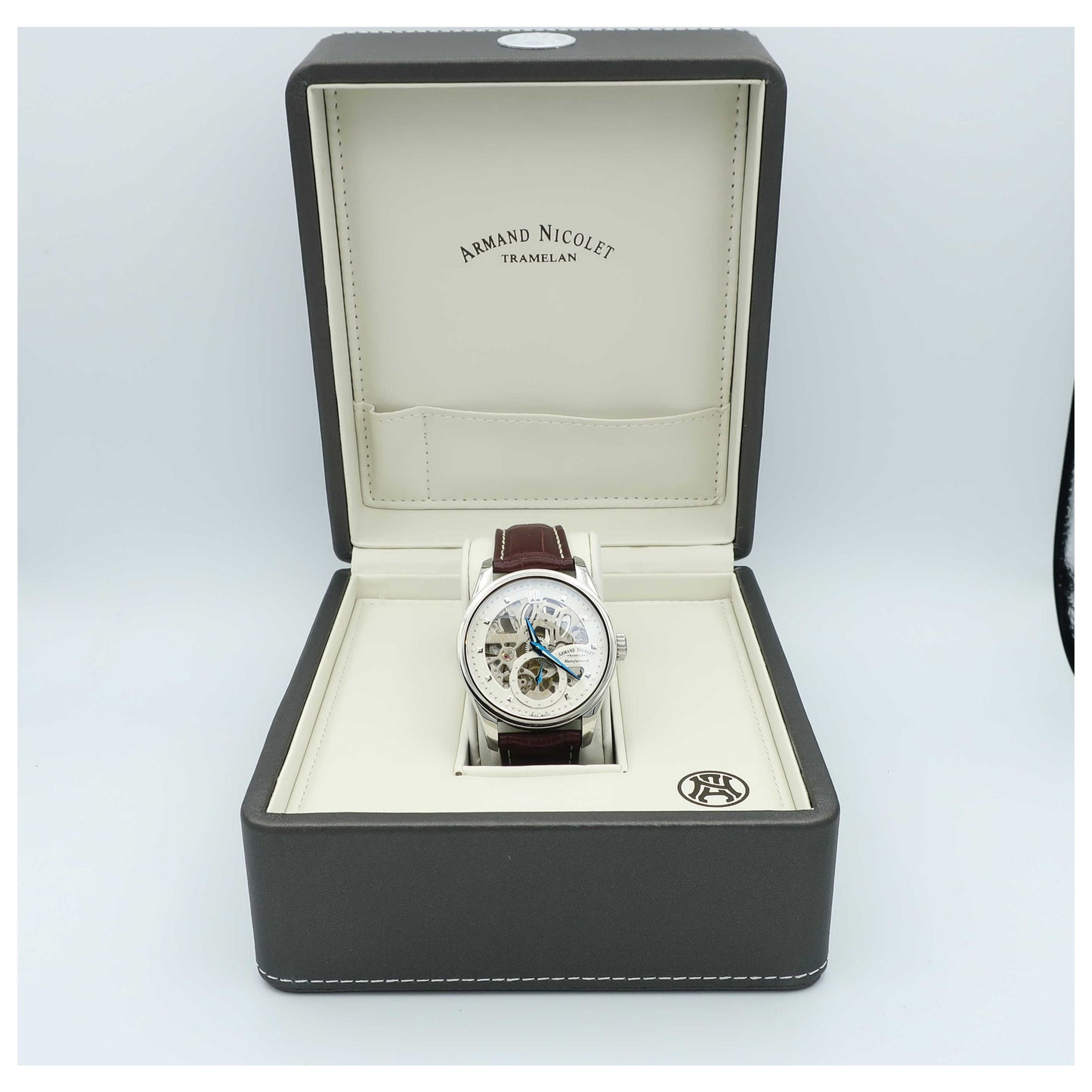 Armand Nicolet LR8 Men's Manual-Wind Watch A622AAA-AGP713MR2-SD - Image #6