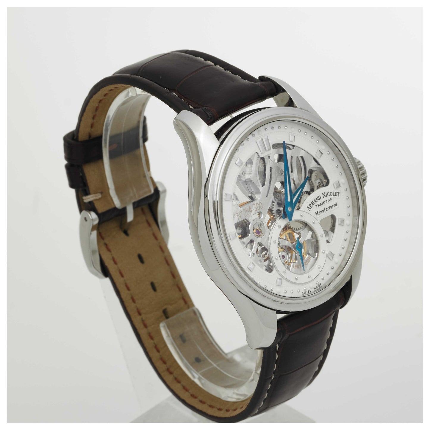 Armand Nicolet LR8 Men's Manual-Wind Watch A622AAAAGP713MR2-SDV - Image #3