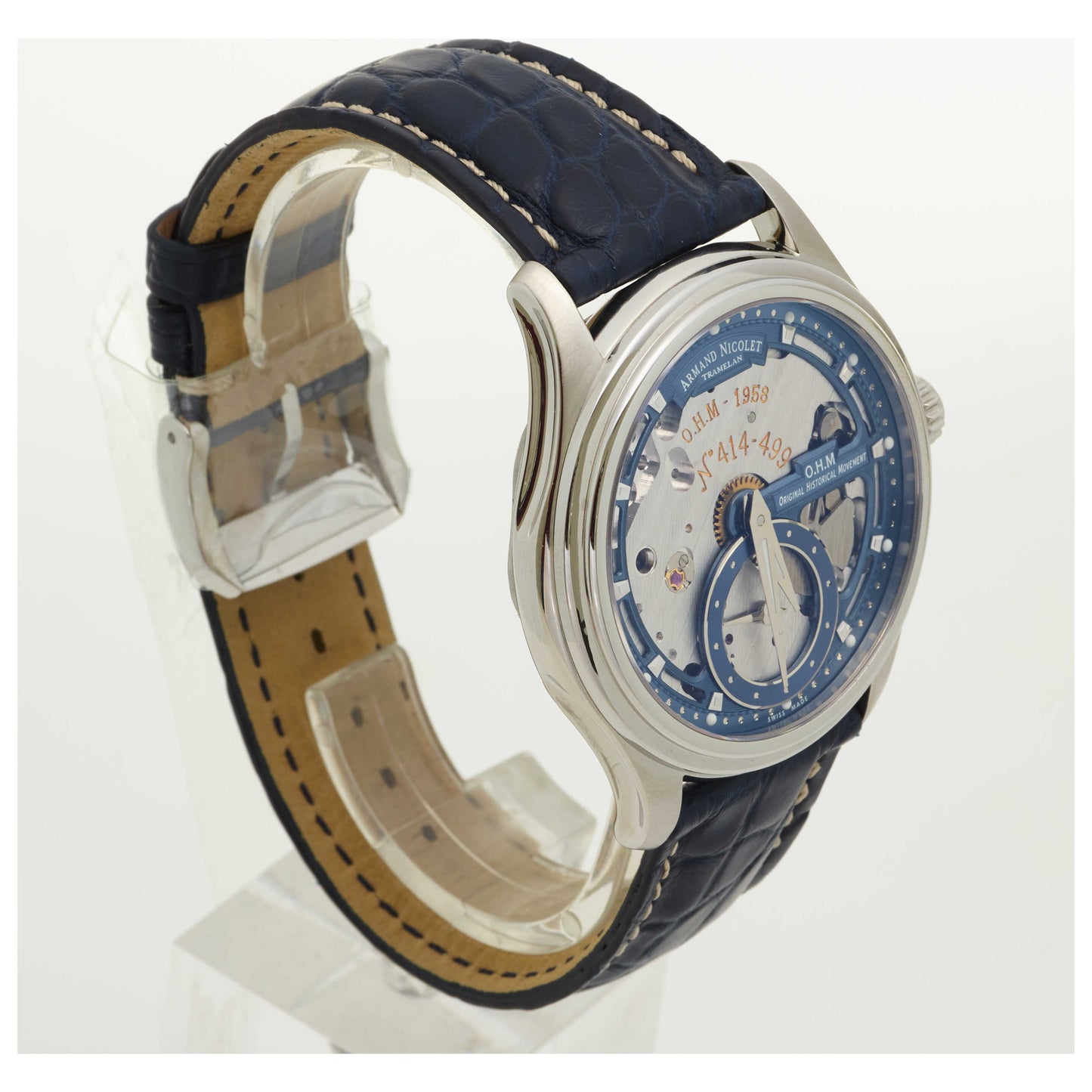Armand Nicolet L14 Men's Manual-Wind Watch A750AAABUP713BU2-SDV - Image #3