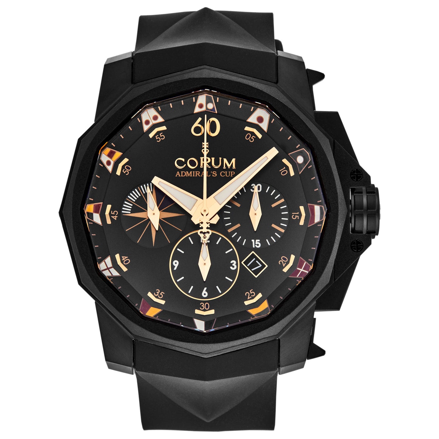 Front view of Corum Admiral Cup Men's Automatic Watch A753/04204