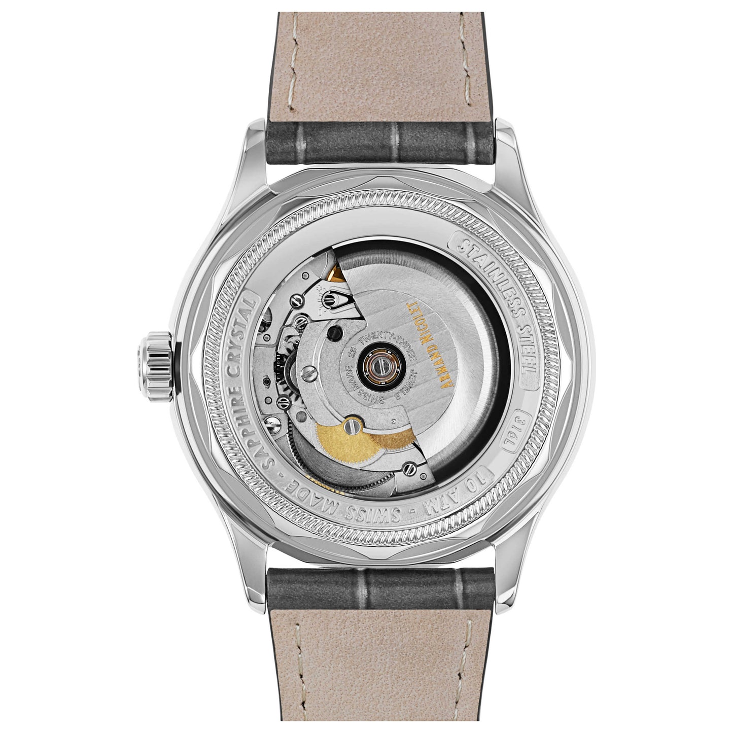 Armand Nicolet M02 Men's Automatic Watch A840BAA-GR-P840GR2 - Image #2
