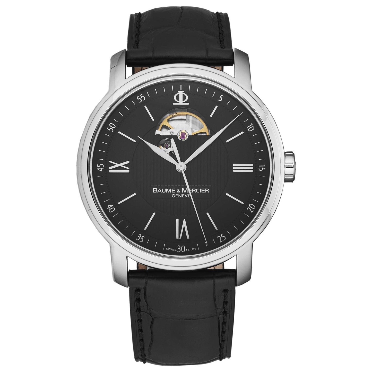 Front view of Baume and Mercier Classima Men's Automatic Watch A8689