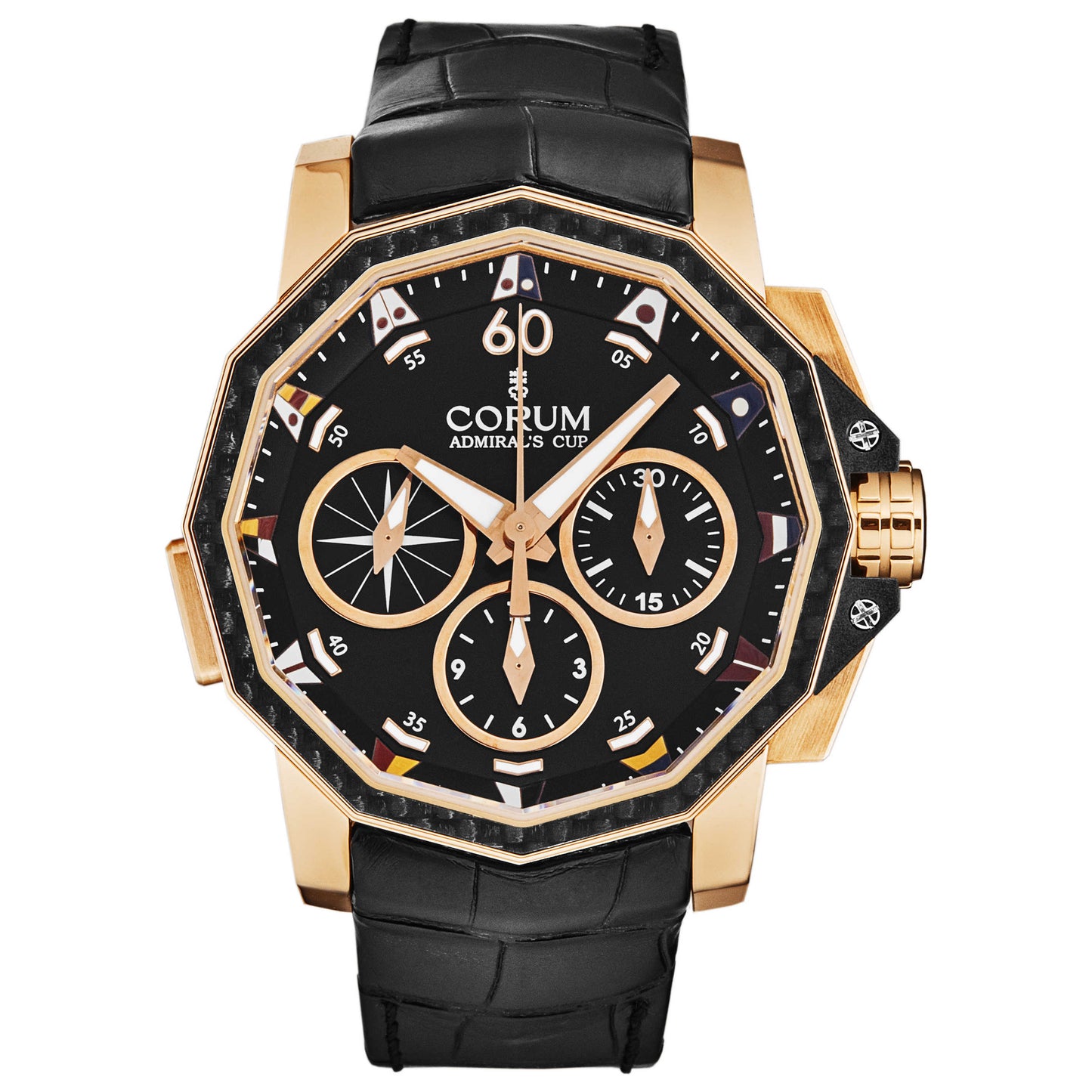 Front view of Corum Admiral Cup Men's Automatic Watch A986-00449