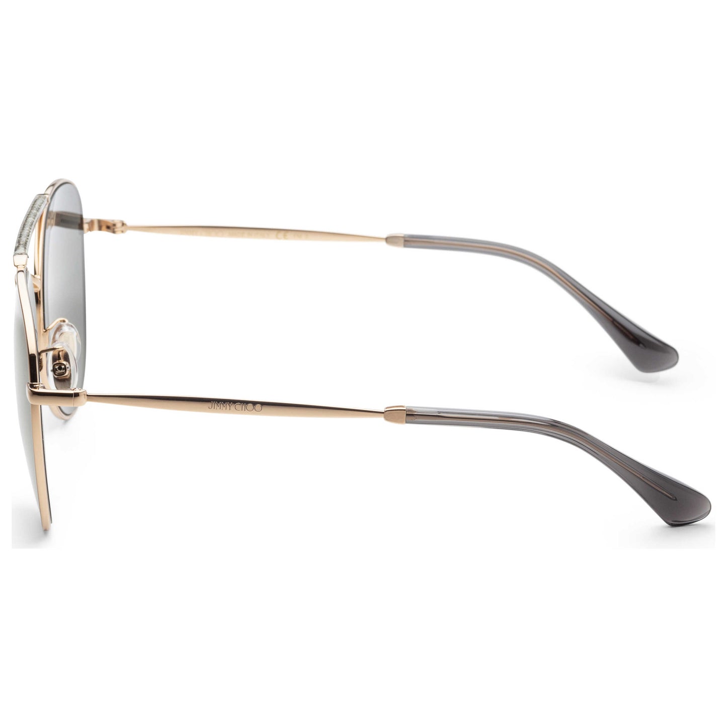 Left view of Jimmy Choo Abbie Women's Sunglasses ABBIEGS-0W8Q-K1