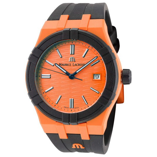 Front view of Maurice Lacroix Aikon #Tide Men's Quartz Watch AI2008-50050-300-0