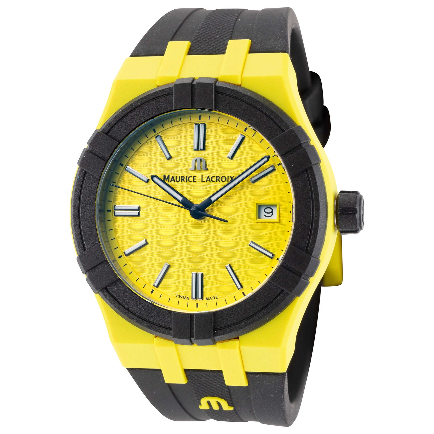 Front view of Maurice Lacroix Aikon #Tide Men's Quartz Watch AI2008-60060-300-0