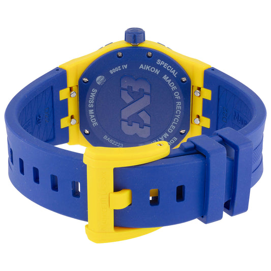 Back view of Maurice Lacroix Aikon #Tide Men's Quartz Watch AI2008-68YZ8-800-0