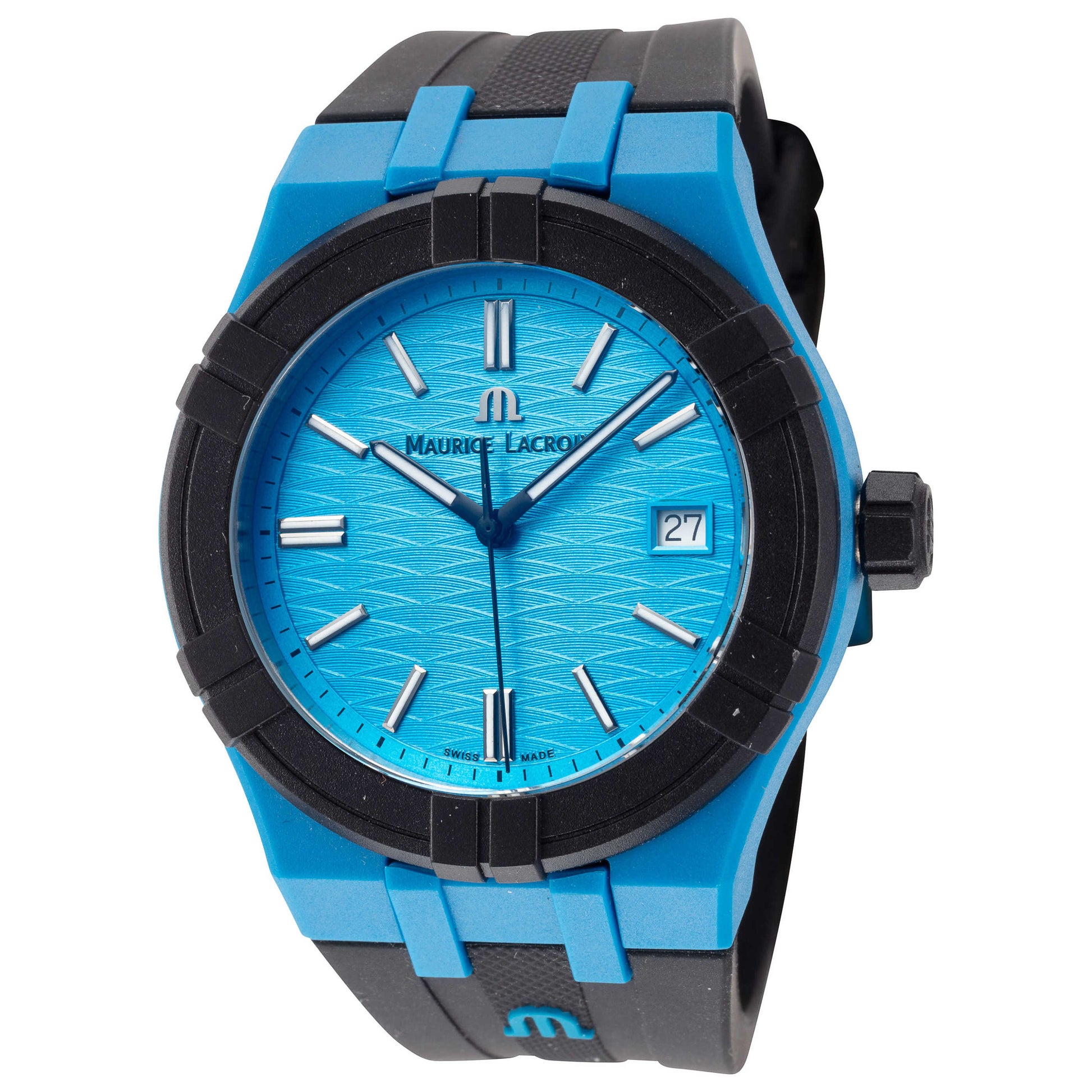 Front view of Maurice Lacroix Aikon #Tide Men's Quartz Watch AI2008-80080-300-0