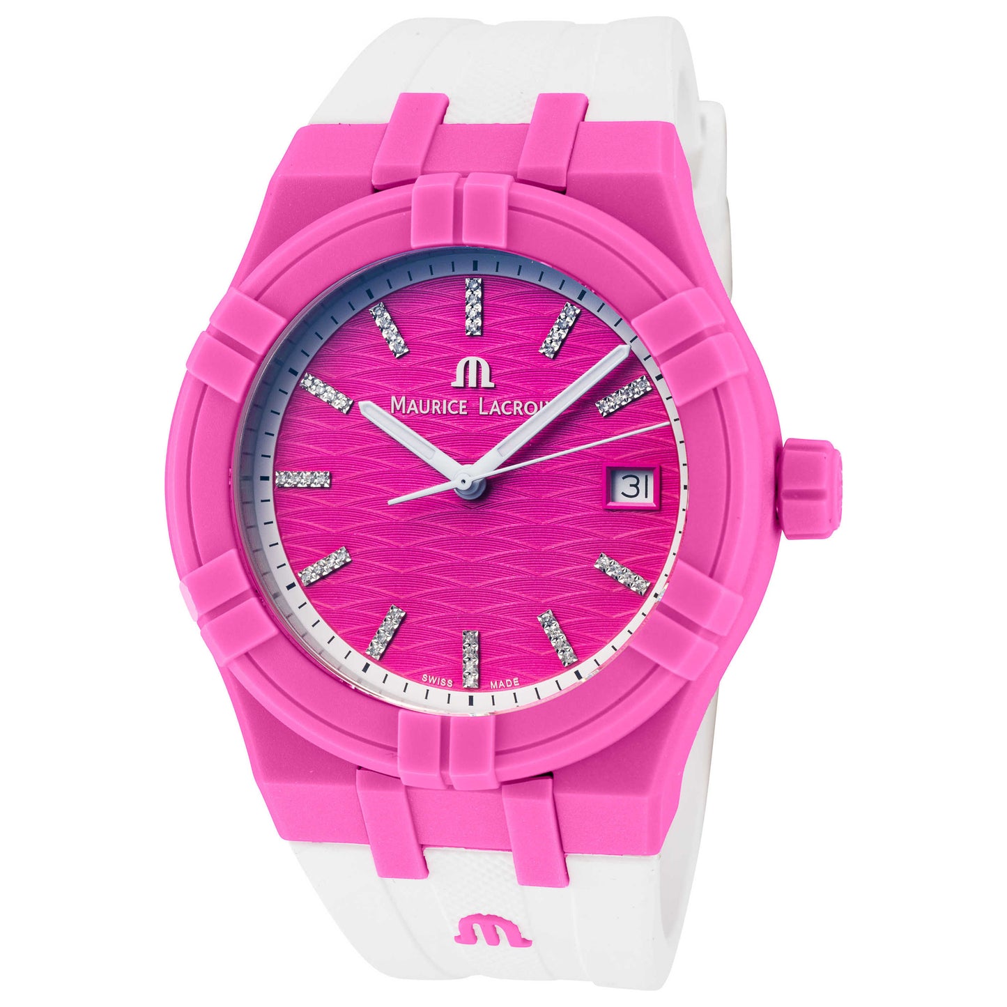 Front view of Maurice Lacroix Aikon #Tide Unisex Quartz Watch AI2008-FFFF1-3A0-0