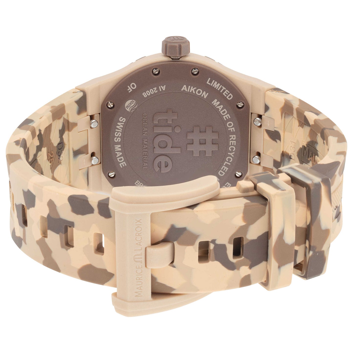 Back view of Maurice Lacroix Aikon #Tide Men's Quartz Watch AI2008-IJJIZ-000-0