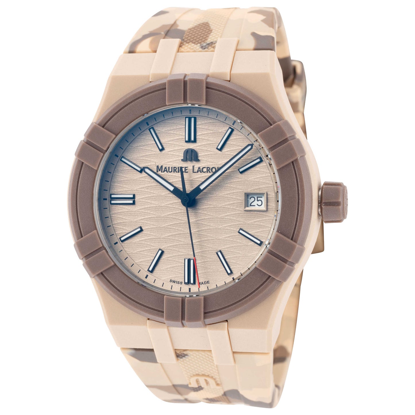 Front view of Maurice Lacroix Aikon #Tide Men's Quartz Watch AI2008-IJJIZ-000-0