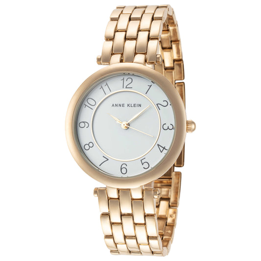 Front view of Anne Klein Fashion Women's Quartz Watch AK-2700WTGB