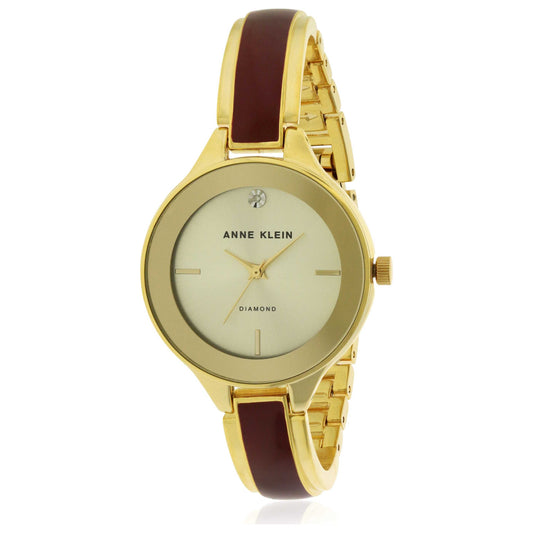 Front view of Anne Klein Dress Women's Quartz Watch AK-2702BYGB
