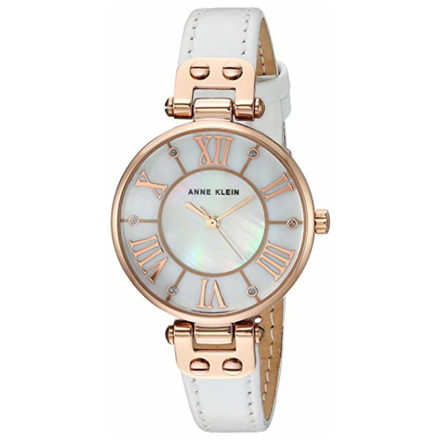 Front view of Anne Klein Dress Women's Quartz Watch AK-2718RGWT