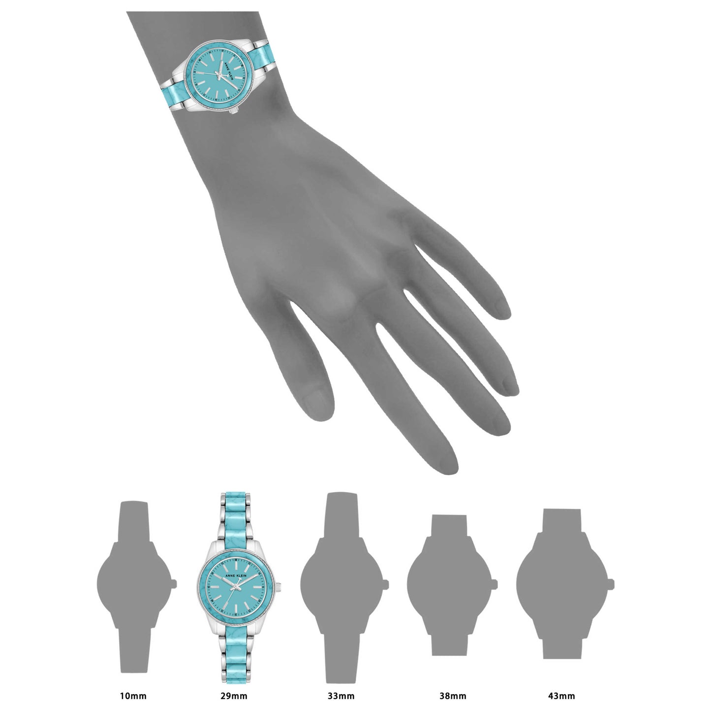 Anne Klein Classic Women's Quartz Watch AK-3213TQSV - Image #6