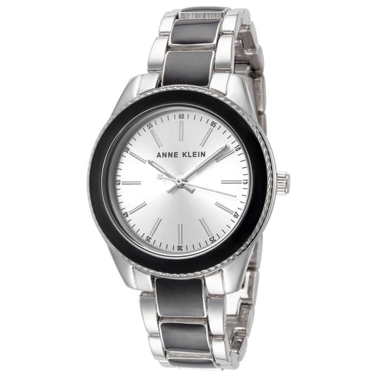 Front view of Anne Klein Fashion Women's Quartz Watch AK-3301BKSV