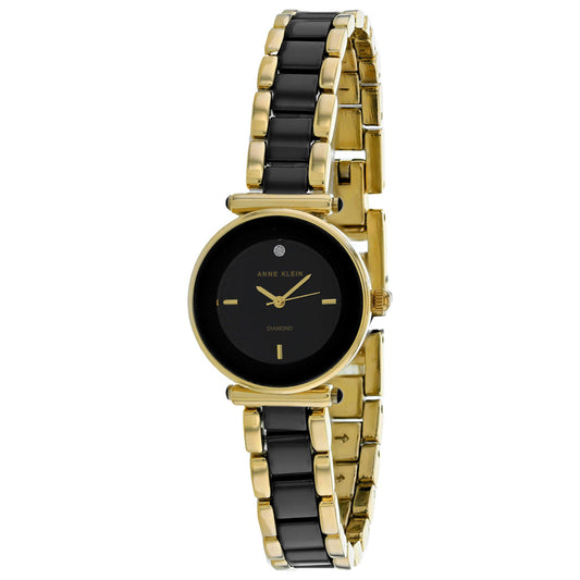 Front view of Anne Klein Classic Women's Quartz Watch AK-3492BKST