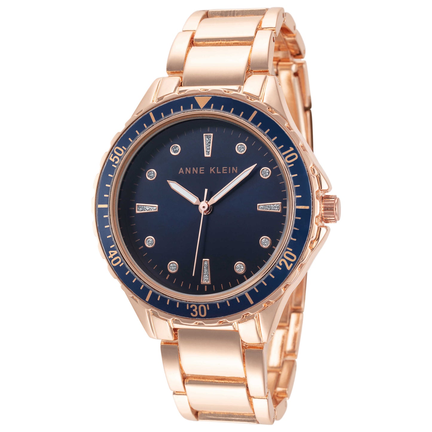 Front view of Anne Klein Fashion Women's Quartz Watch AK-3698NVRG