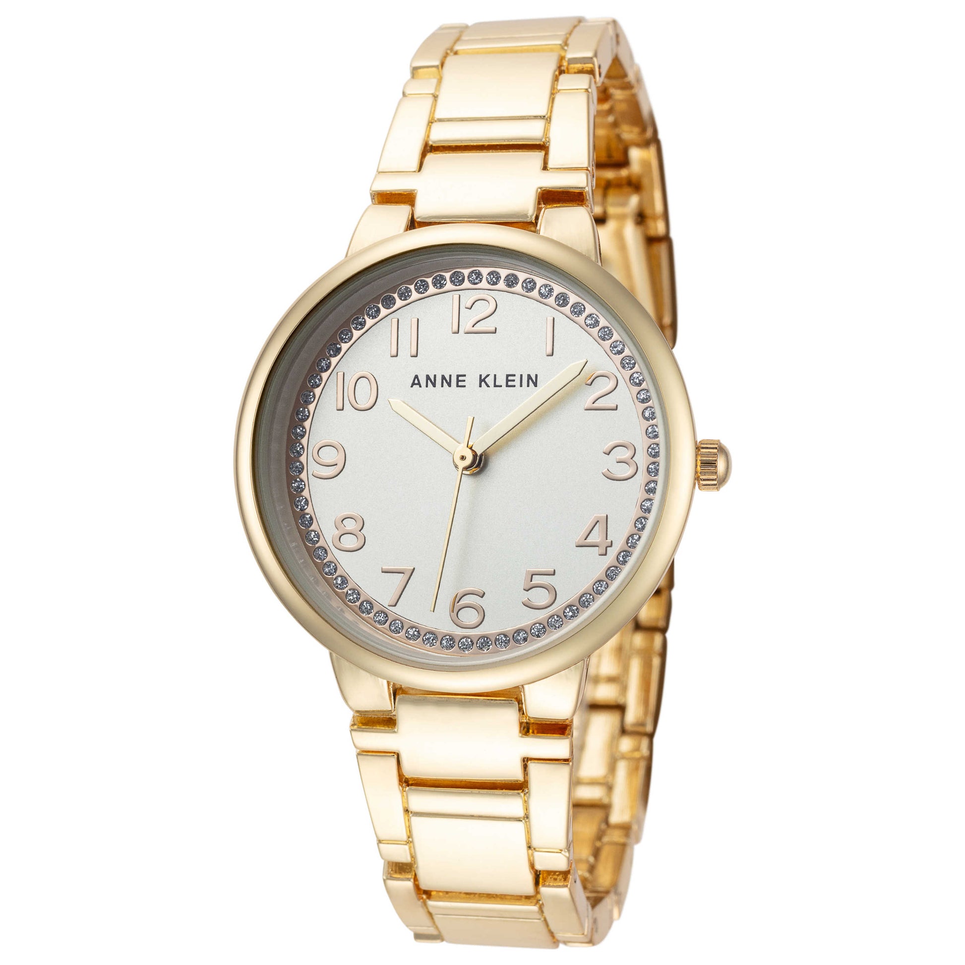 Front view of Anne Klein Fashion Women's Quartz Watch AK-3778CHGB
