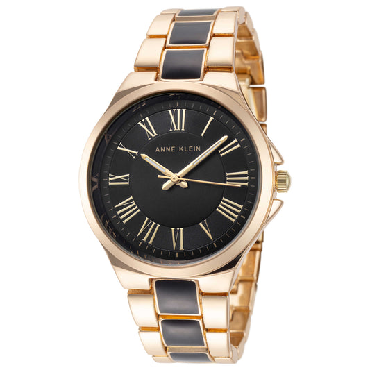 Front view of Anne Klein Fashion Women's Quartz Watch AK-3922BKGB