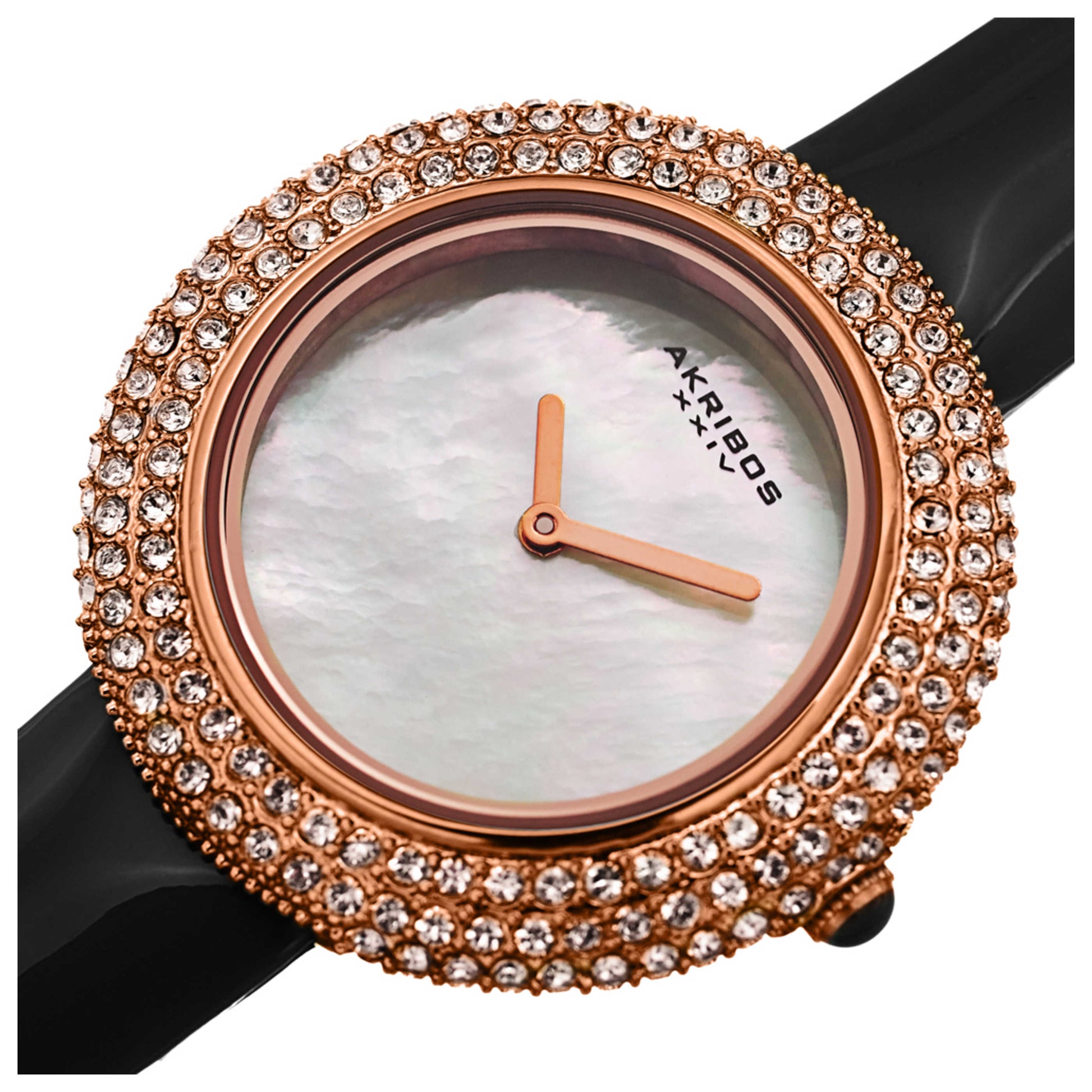 Akribos Xxiv Women's Quartz Watch AK1049BKR - Image #5