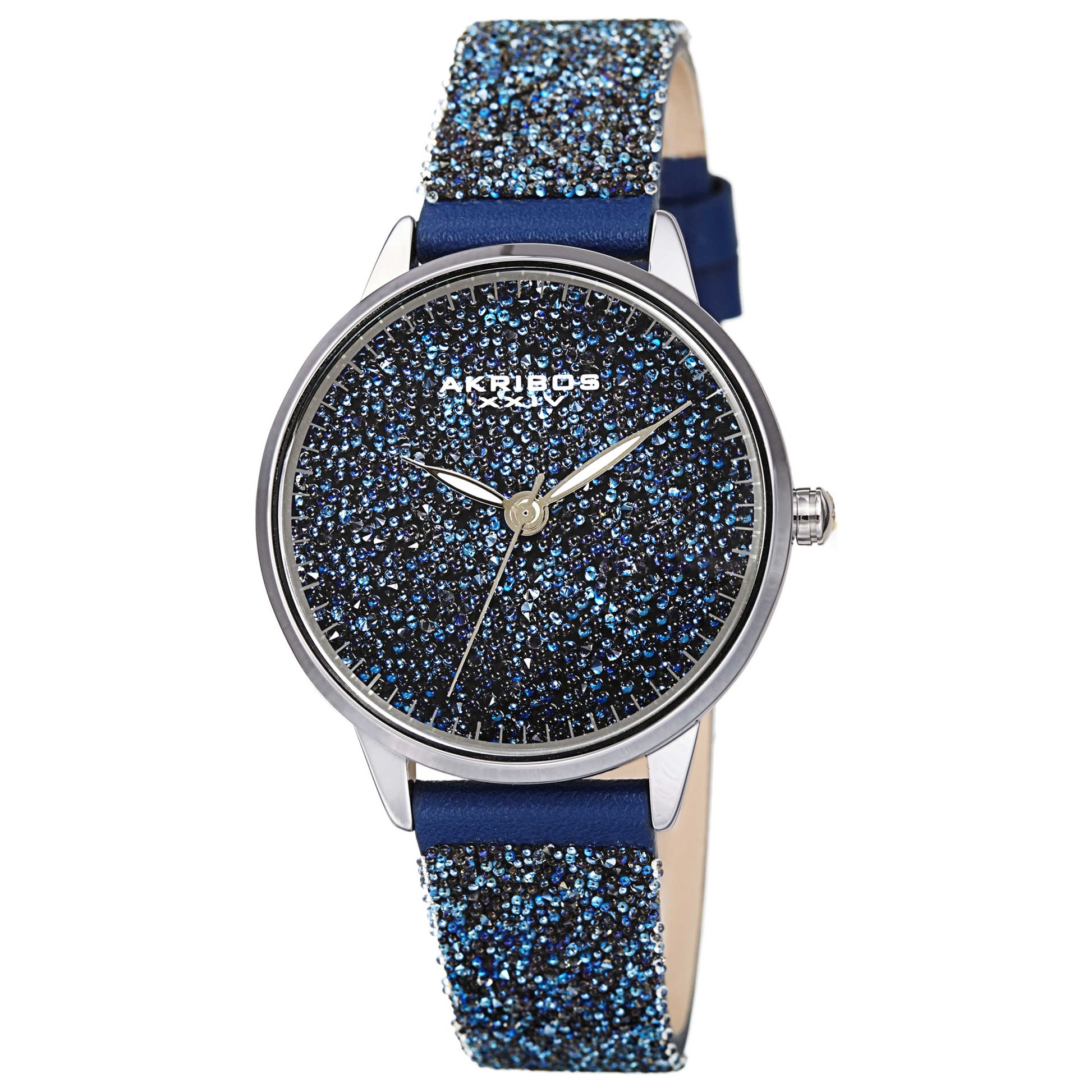 Front view of Akribos Xxiv Women's Quartz Watch AK1121SSBU