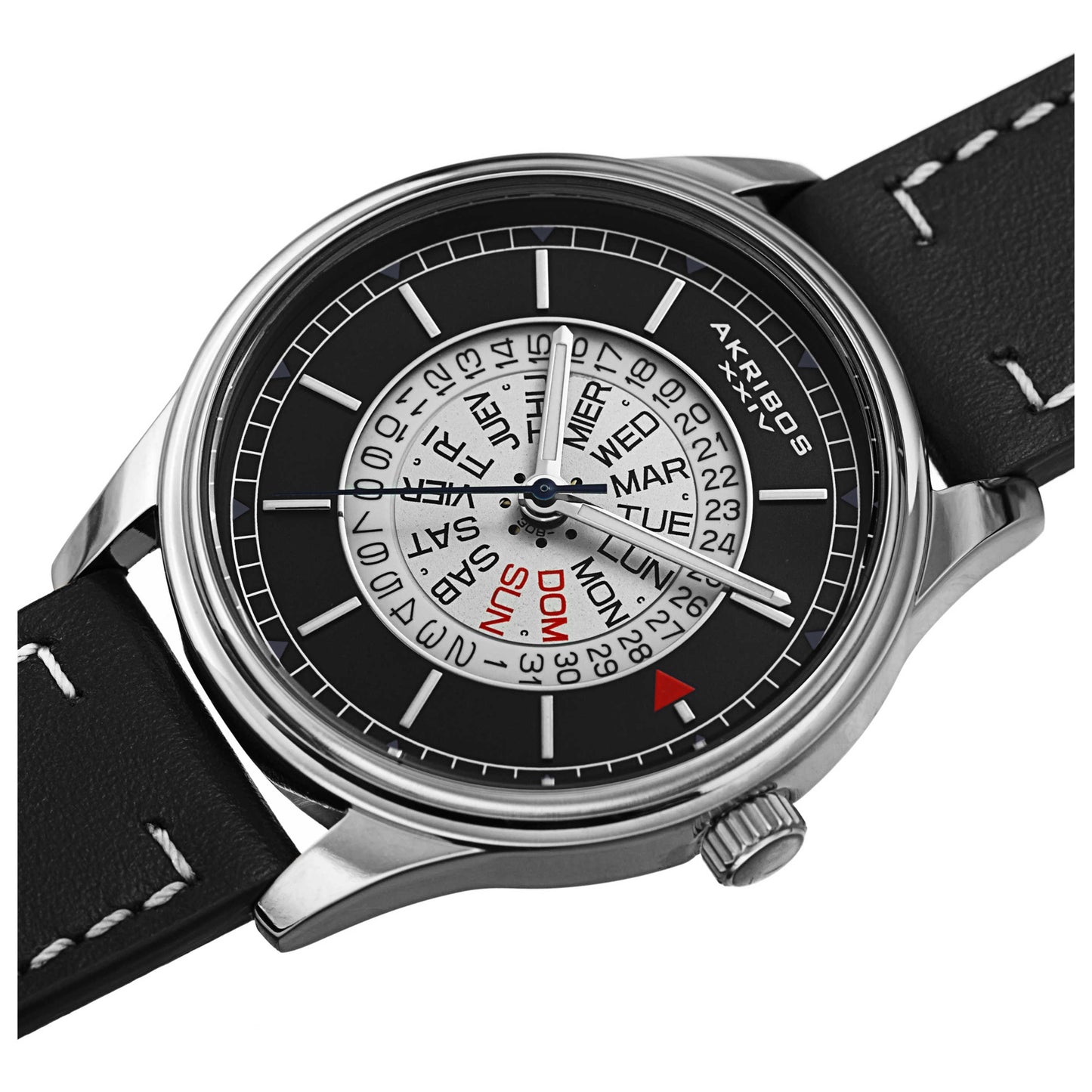 Akribos Xxiv Men's Quartz Watch AK1126SSBK - Image #5