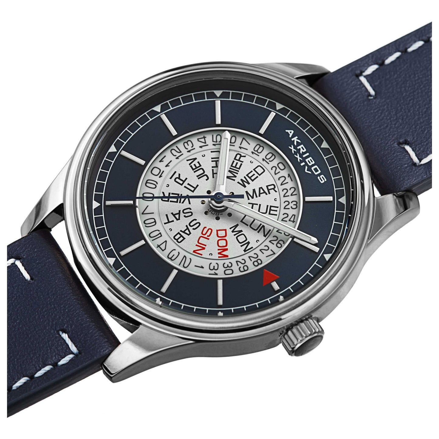 Akribos Xxiv Men's Quartz Watch AK1126SSBU - Image #5