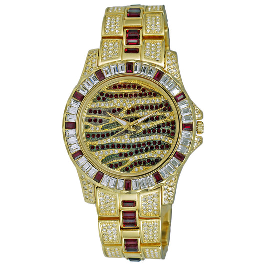 Front view of Adee Kaye Men's Quartz Watch AK1177R