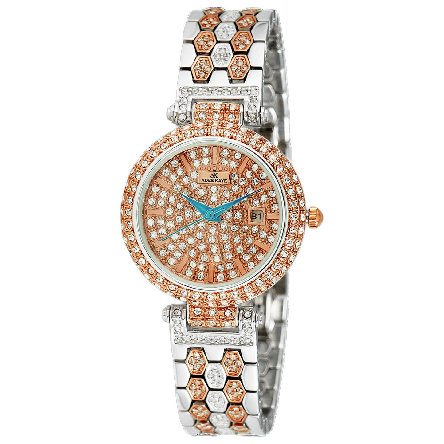 Front view of Adee Kaye Women's Quartz Watch AK2526-L2G