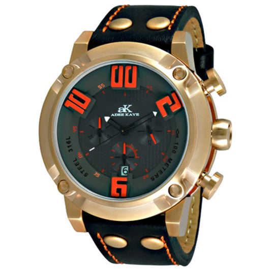 Front view of Adee Kaye Blitz Men's Japanese Quartz (Battery-Powered) Watch AK7280-MRG
