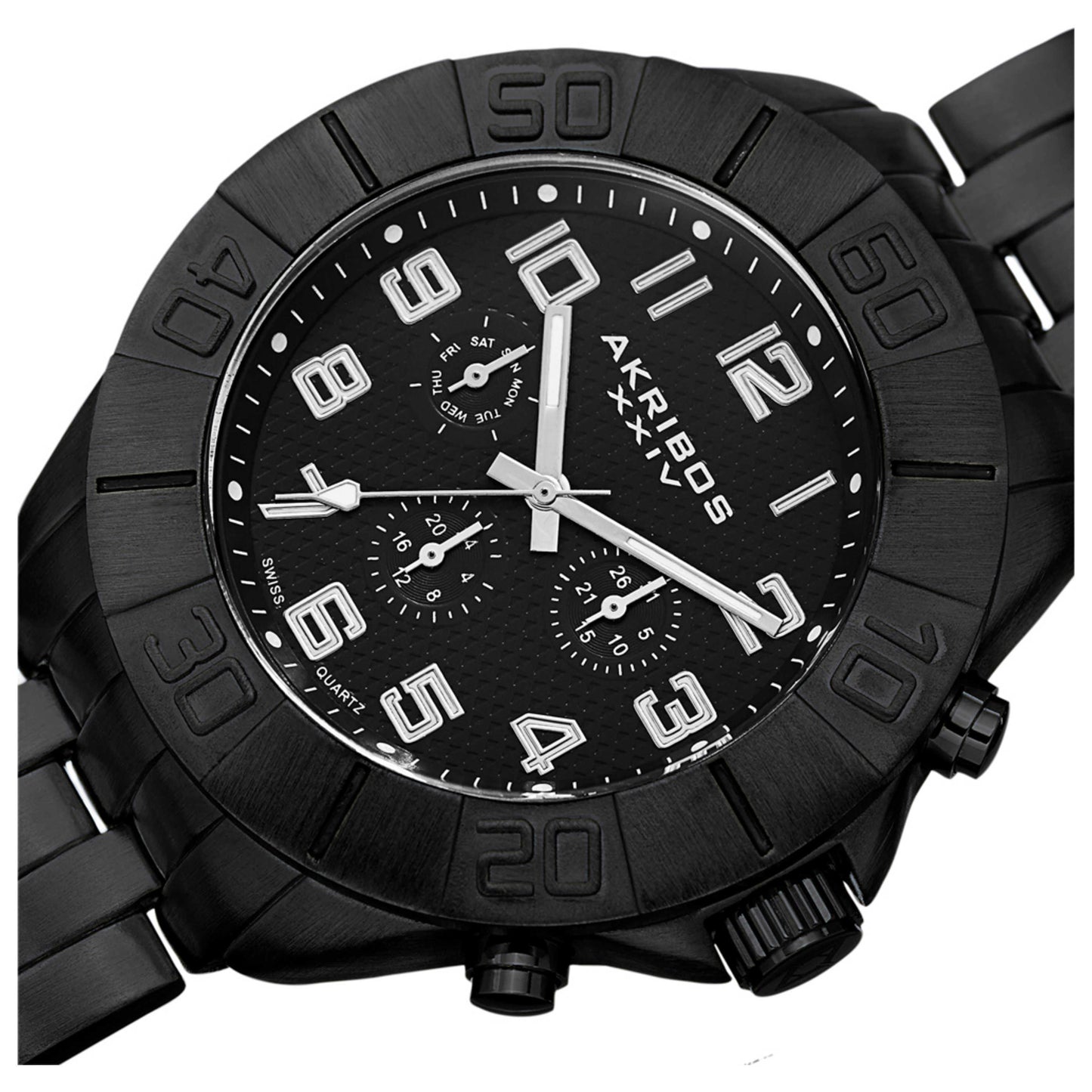 Akribos Xxiv Classic Men's Quartz Watch AK767BK - Image #5