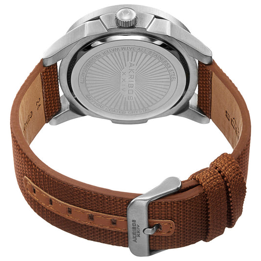 Akribos Xxiv Classic Men's Quartz Watch AK779SSBR - Image #2
