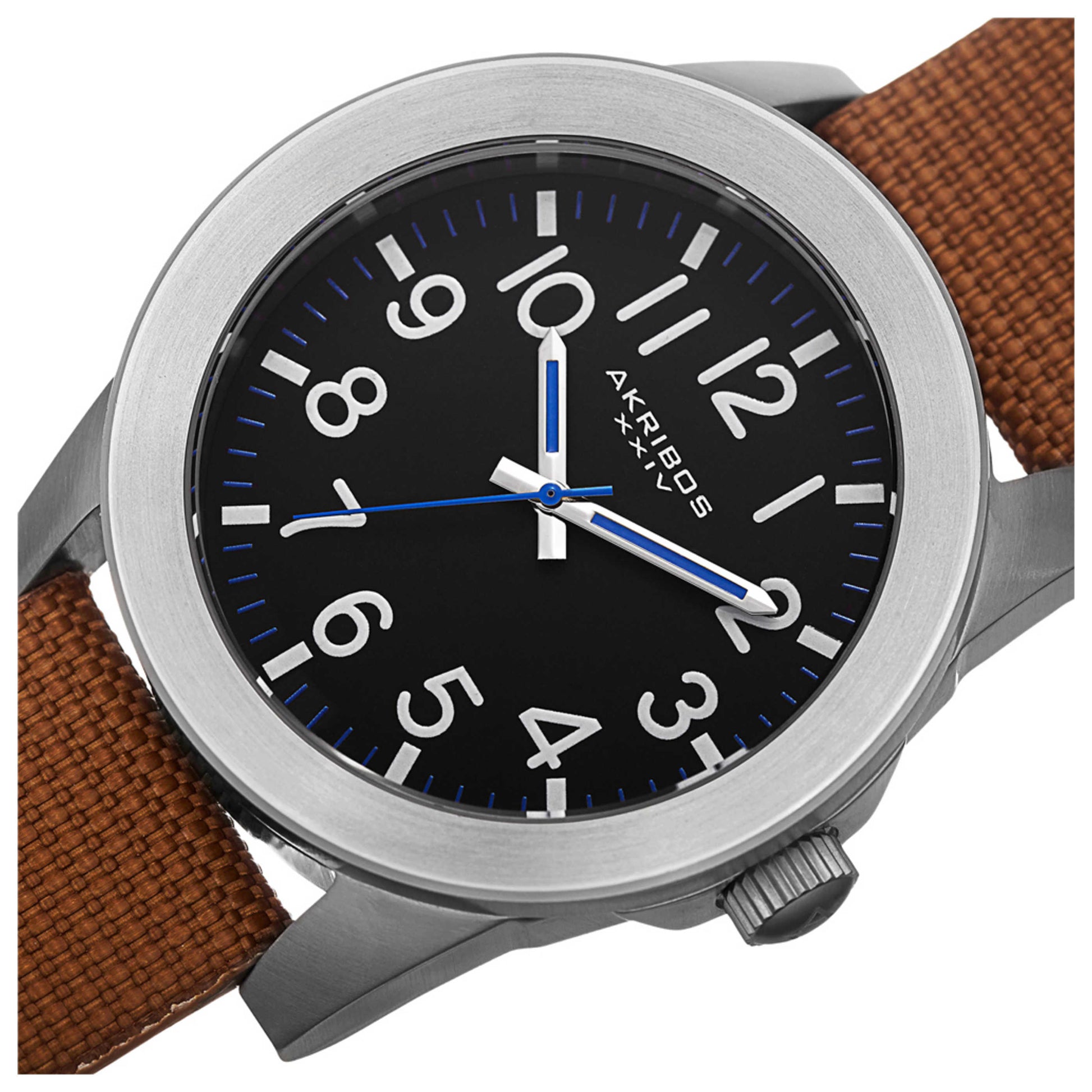 Akribos Xxiv Classic Men's Quartz Watch AK779SSBR - Image #5