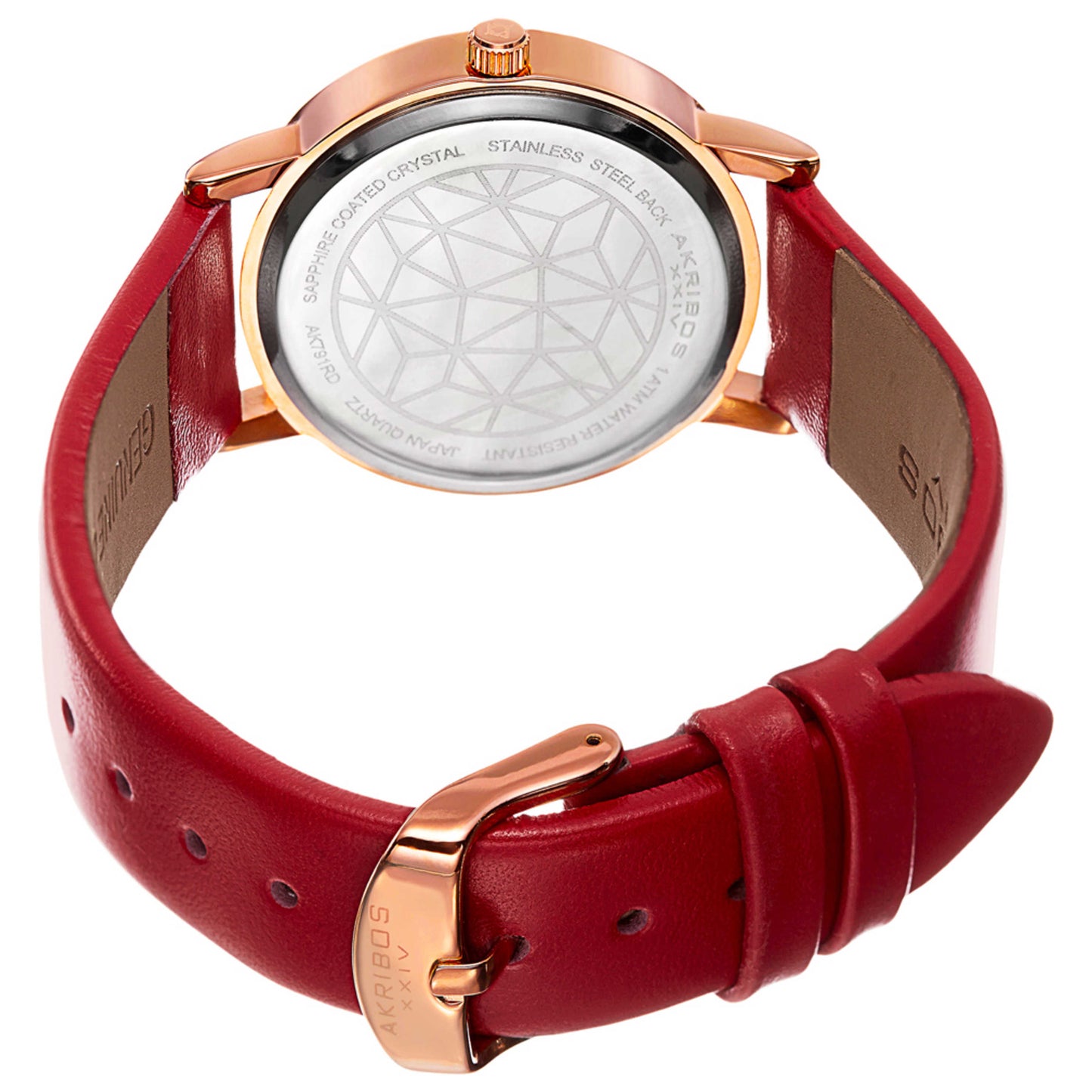 Akribos Xxiv Women's Quartz Watch AK791RD - Image #2