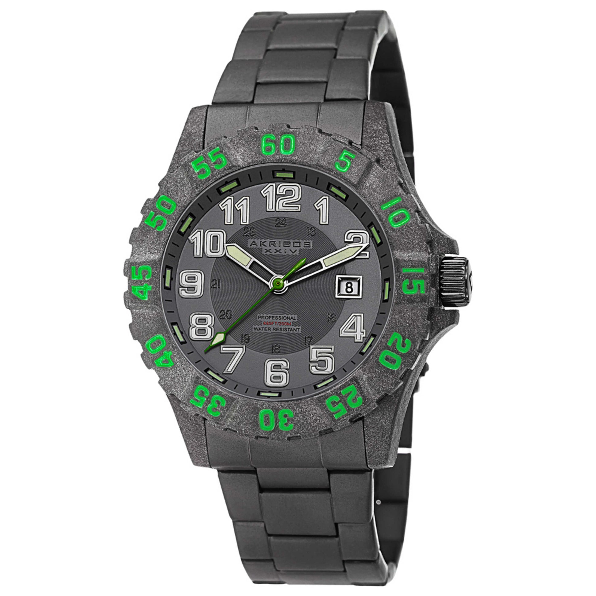 Front view of Akribos Xxiv Men's Quartz Watch AK794GN