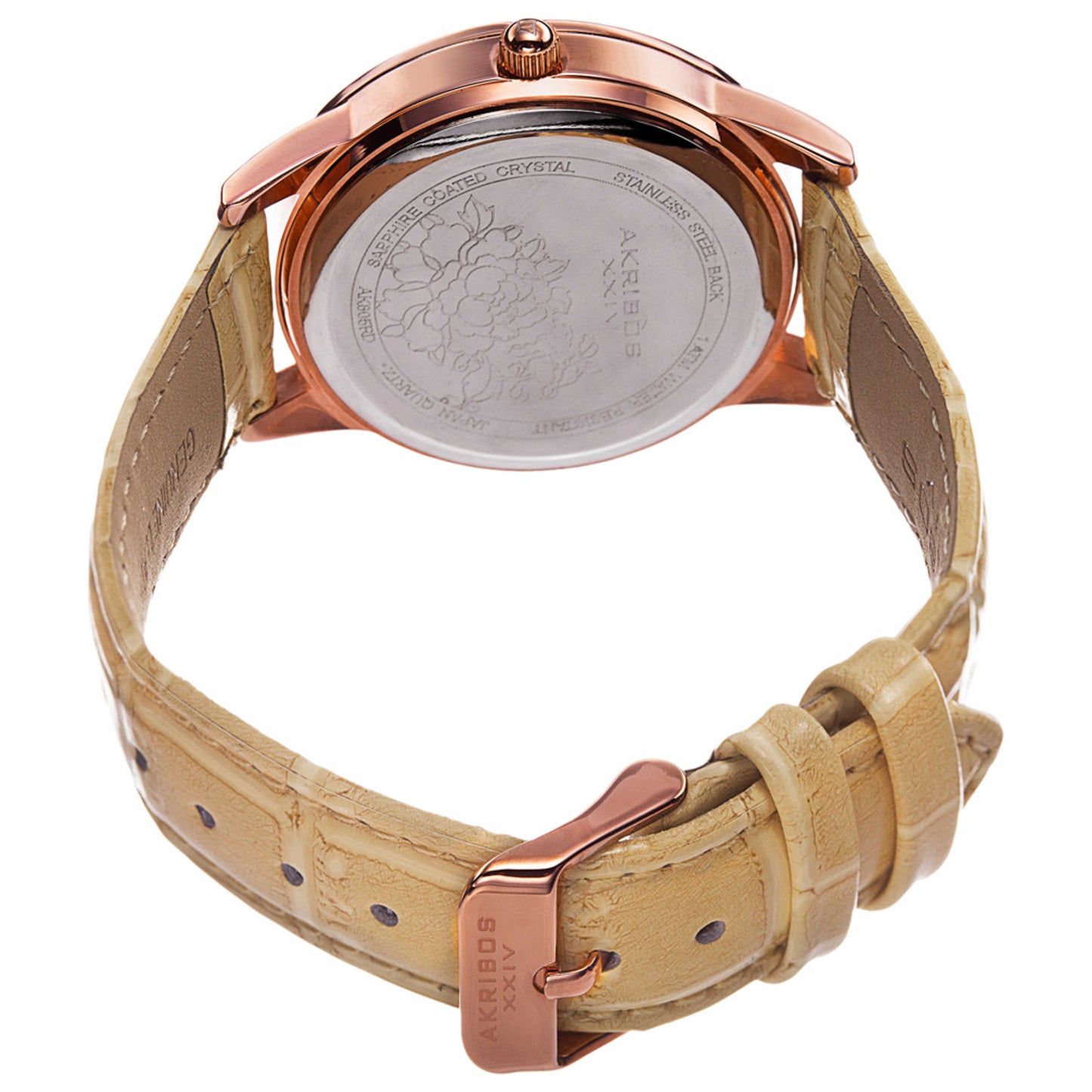 Akribos Xxiv Women's Quartz Watch AK805RG - Image #2