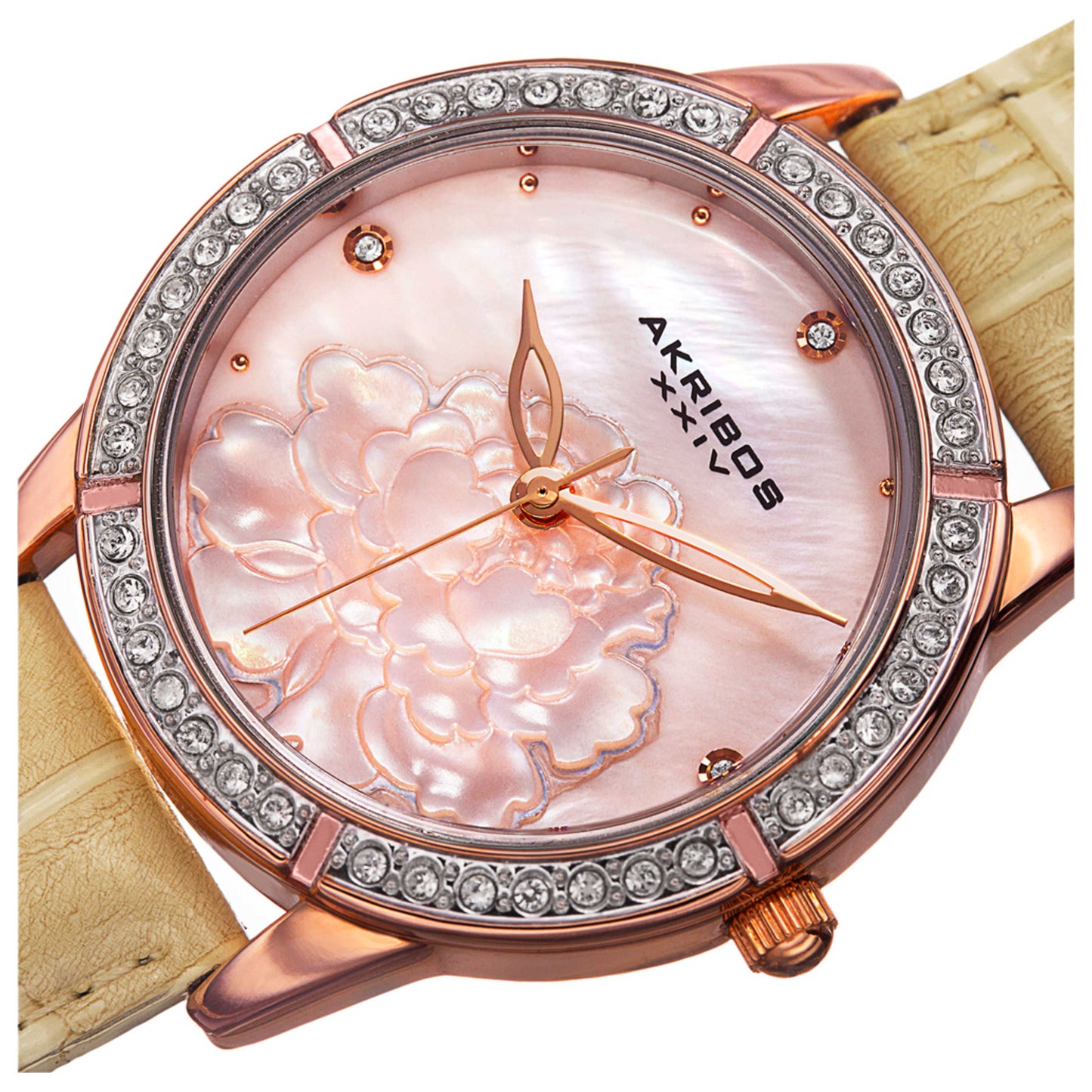 Akribos Xxiv Women's Quartz Watch AK805RG - Image #5