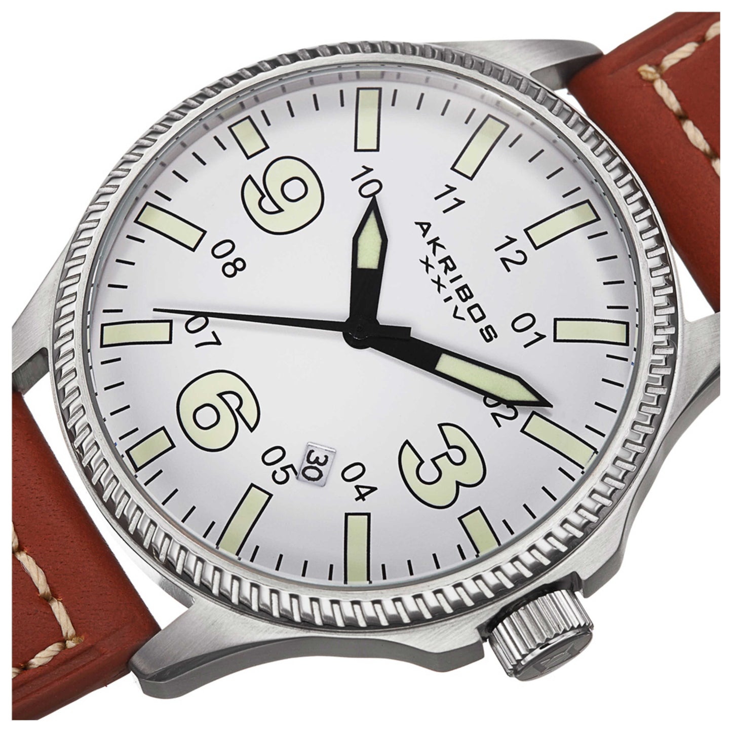 Akribos Xxiv Men's Quartz Watch AK833SSBR - Image #5