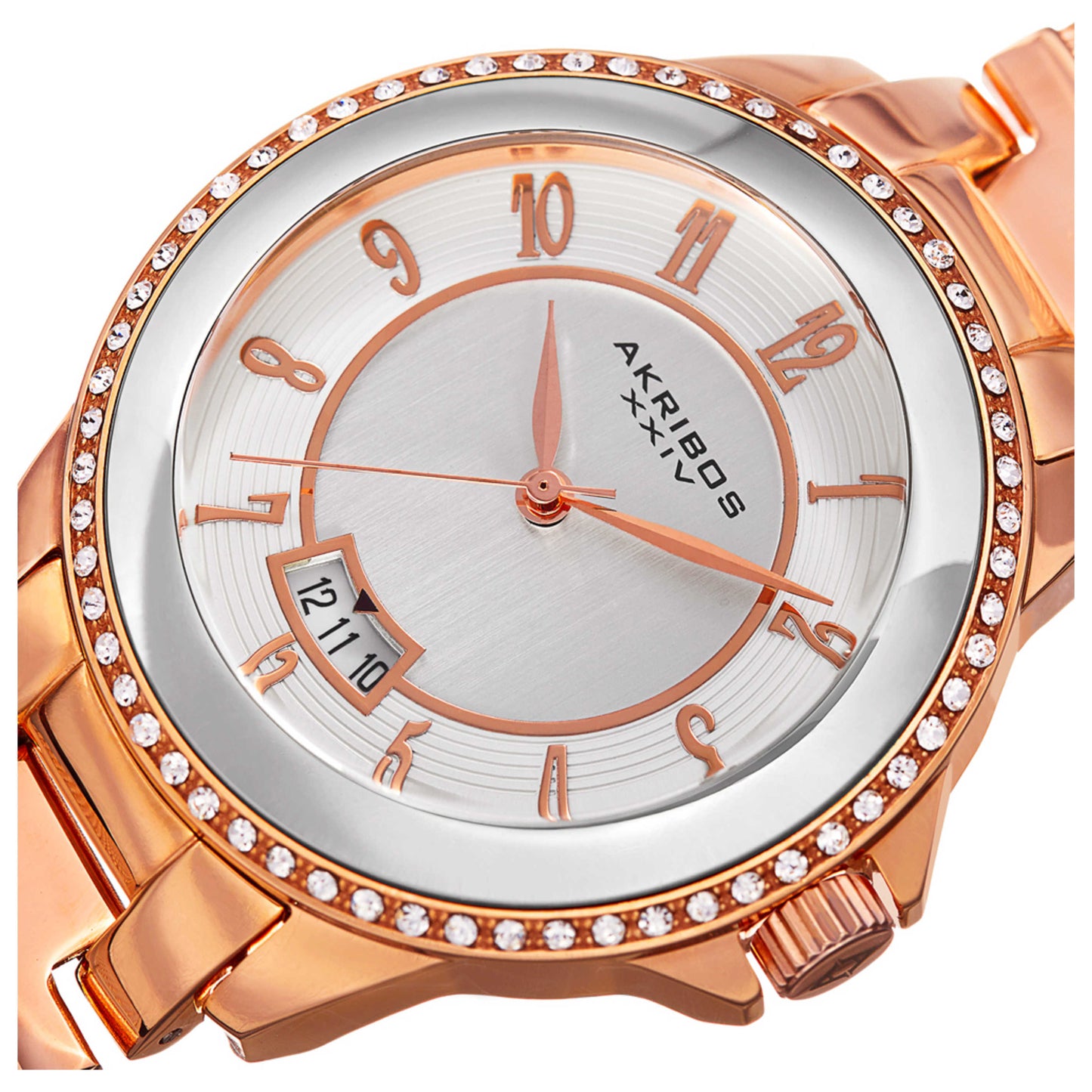 Akribos Xxiv Women's Quartz Watch AK840RG - Image #5