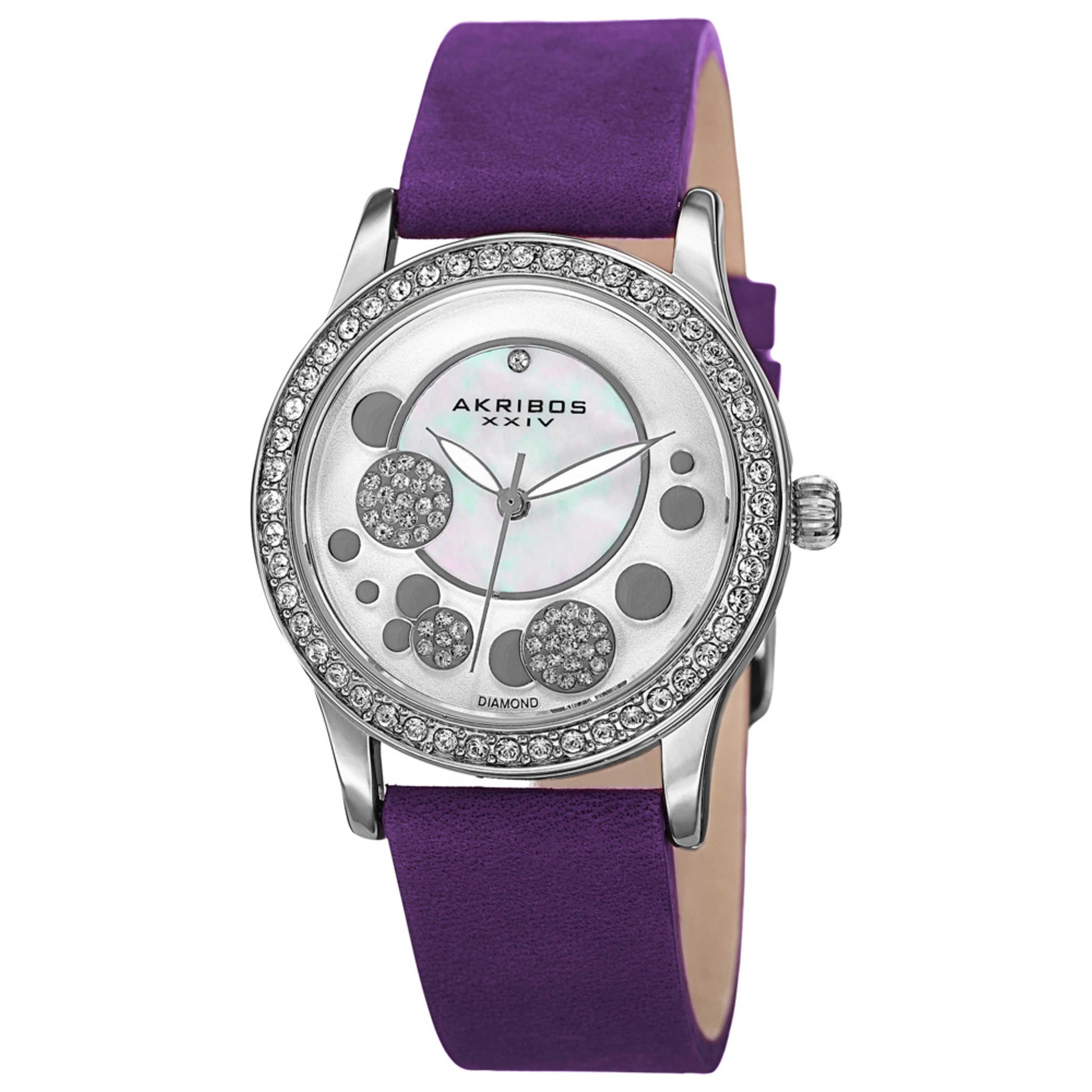 Front view of Akribos Xxiv Women's Quartz Watch AK843PU