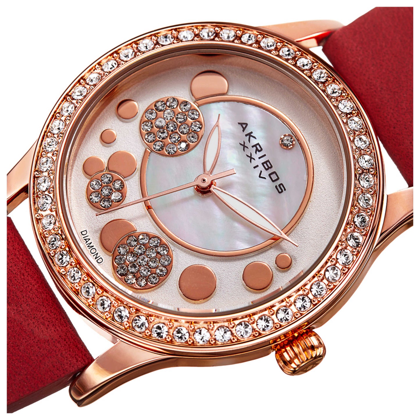 Akribos Xxiv Women's Quartz Watch AK843RD - Image #5