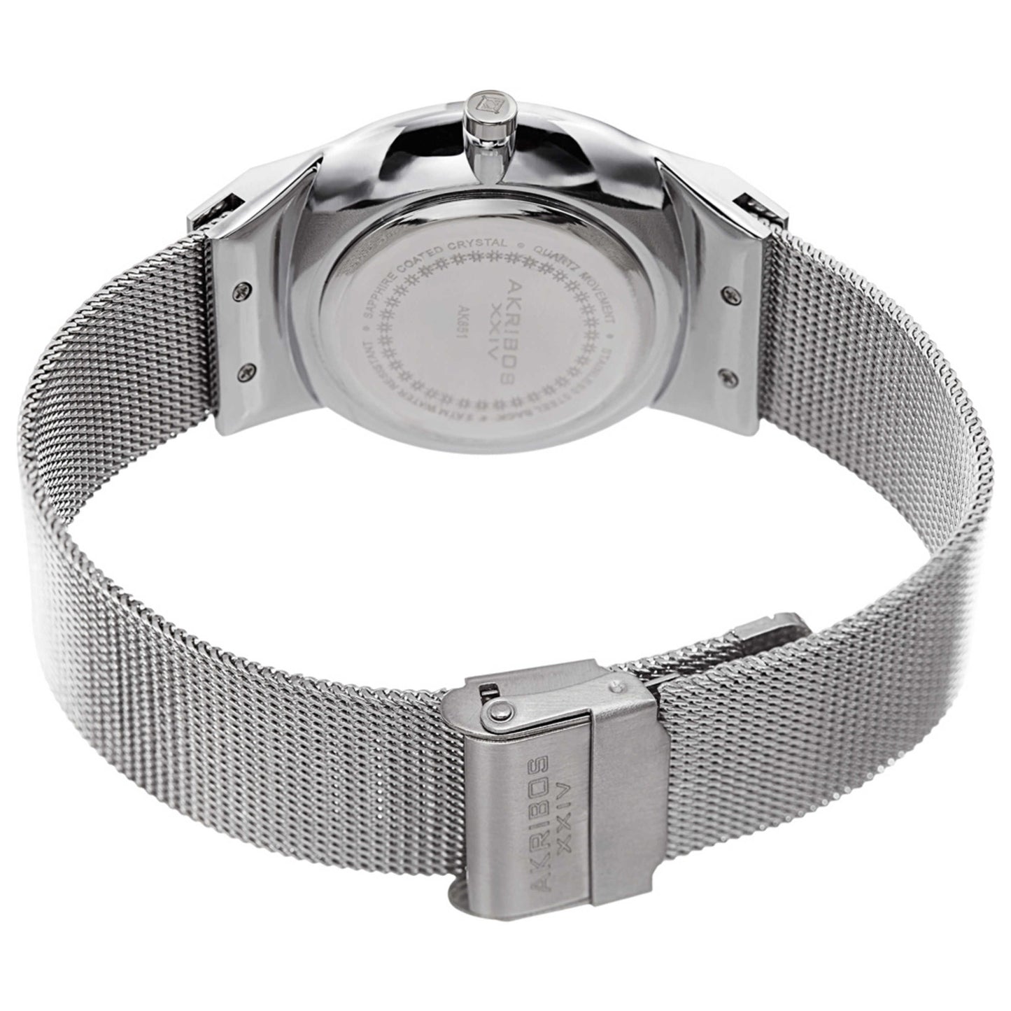 Akribos Xxiv Men's Quartz Watch AK851SSB - Image #2