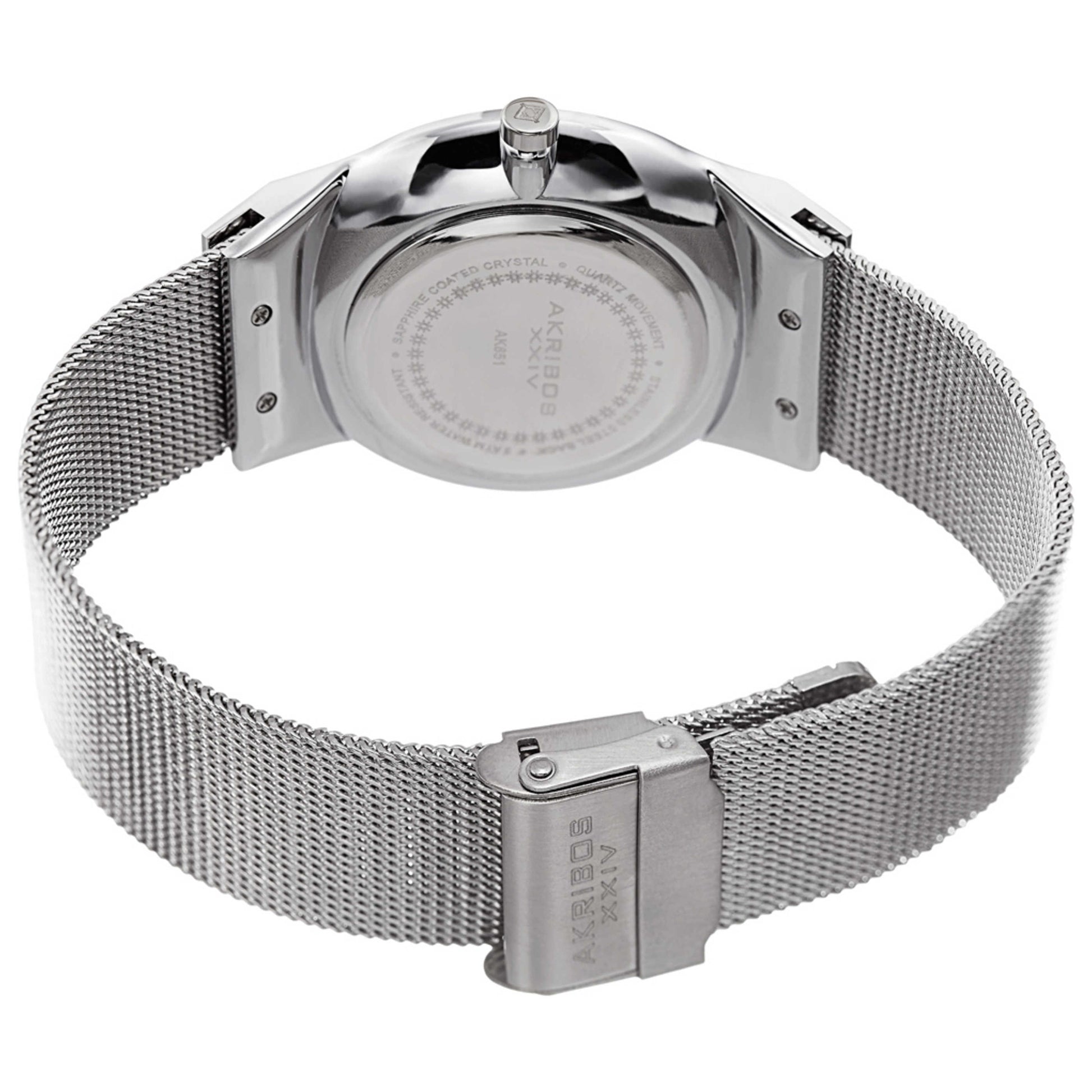 Akribos Xxiv Men's Quartz Watch AK851SS - Image #2