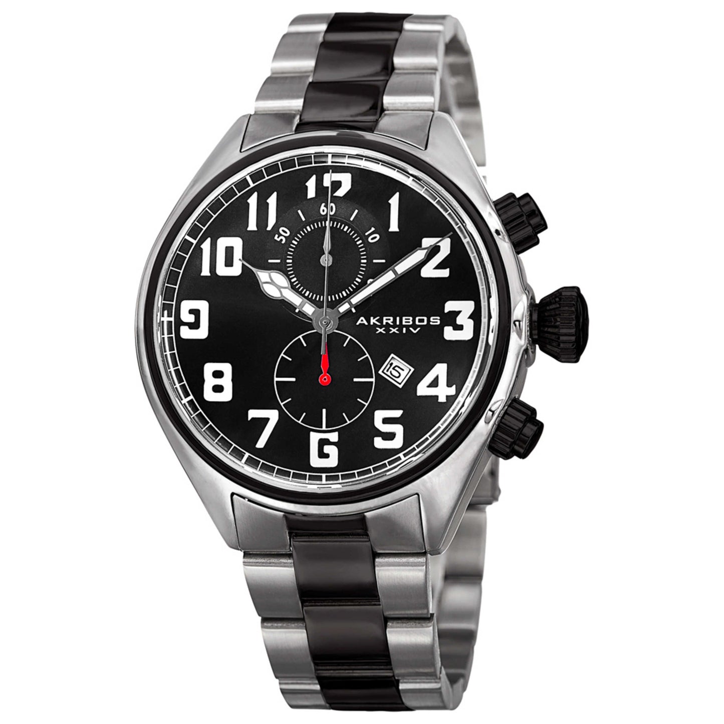 Front view of Akribos Xxiv Men's Quartz Watch AK853TTB